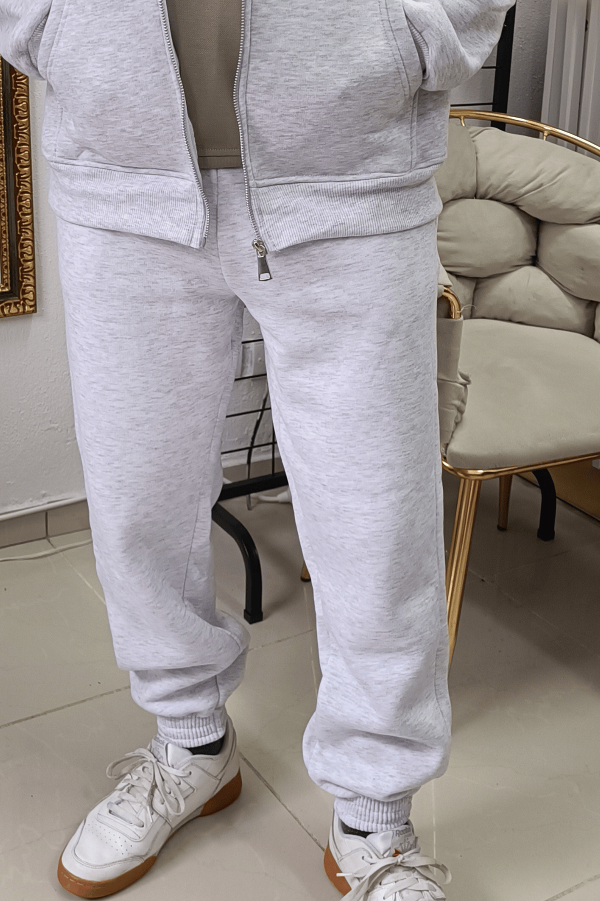 Alt Eşofman Karmelanj Renk