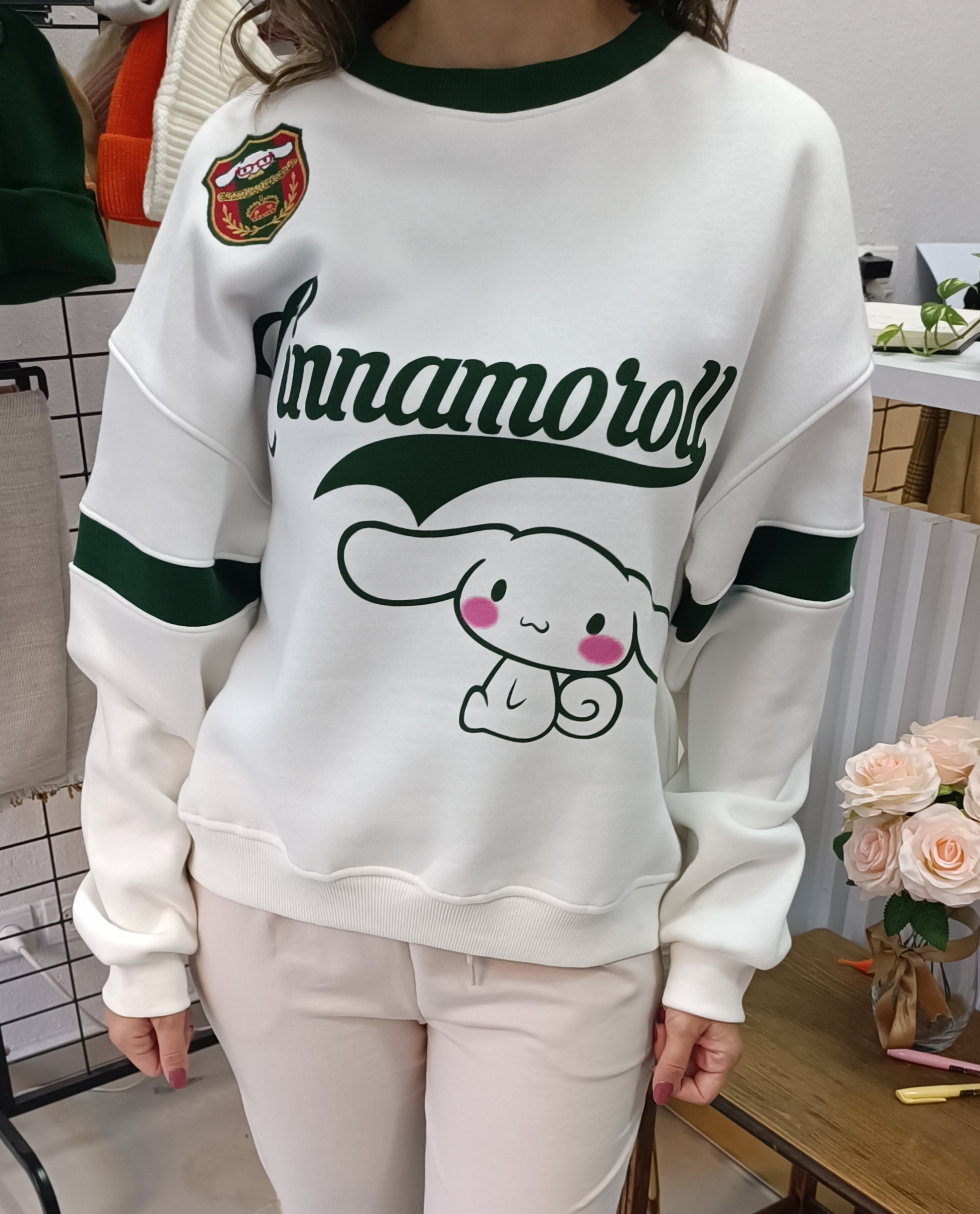 Baskılı sweatshirt