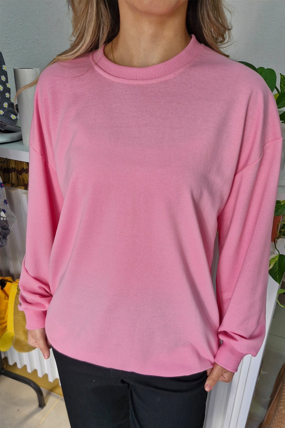 Sweatshirt Pembe Renk