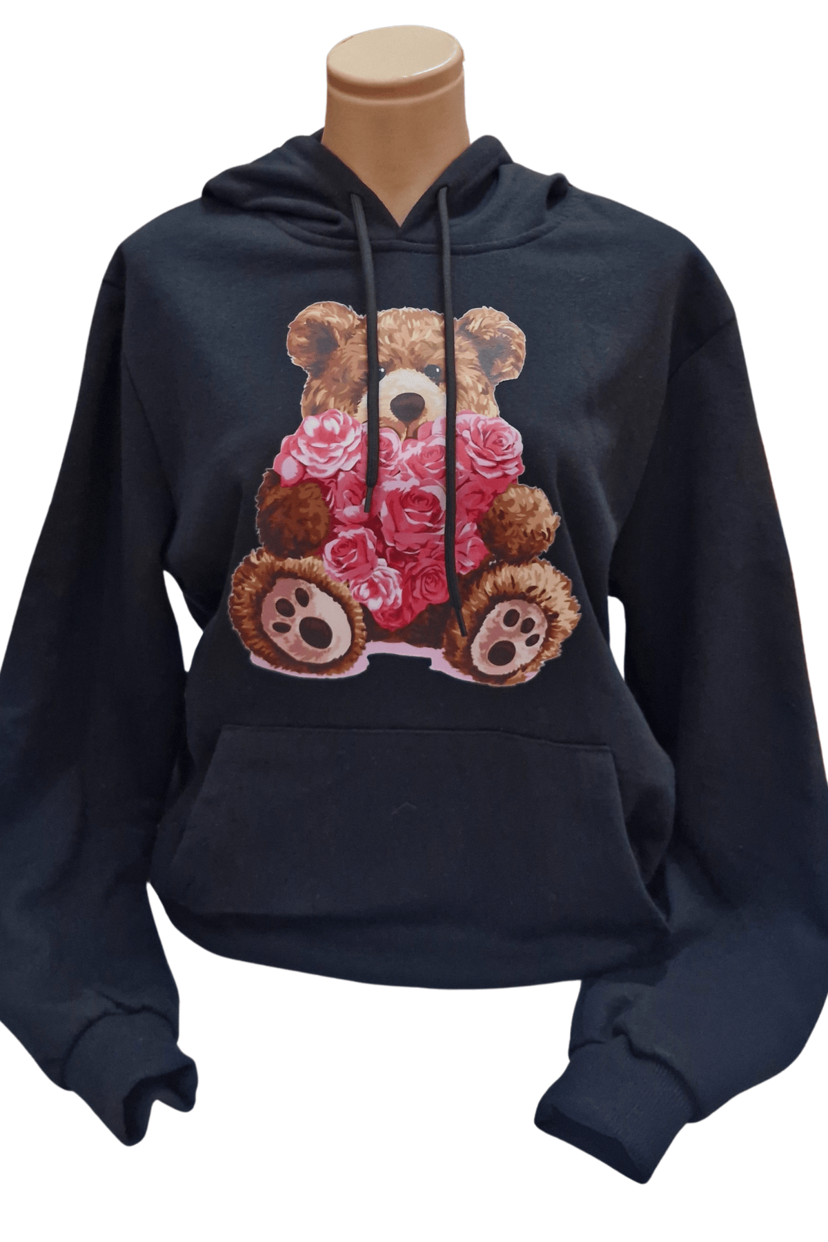 Unisex Baskılı Kapüşonlu İki İplik Sweatshirt