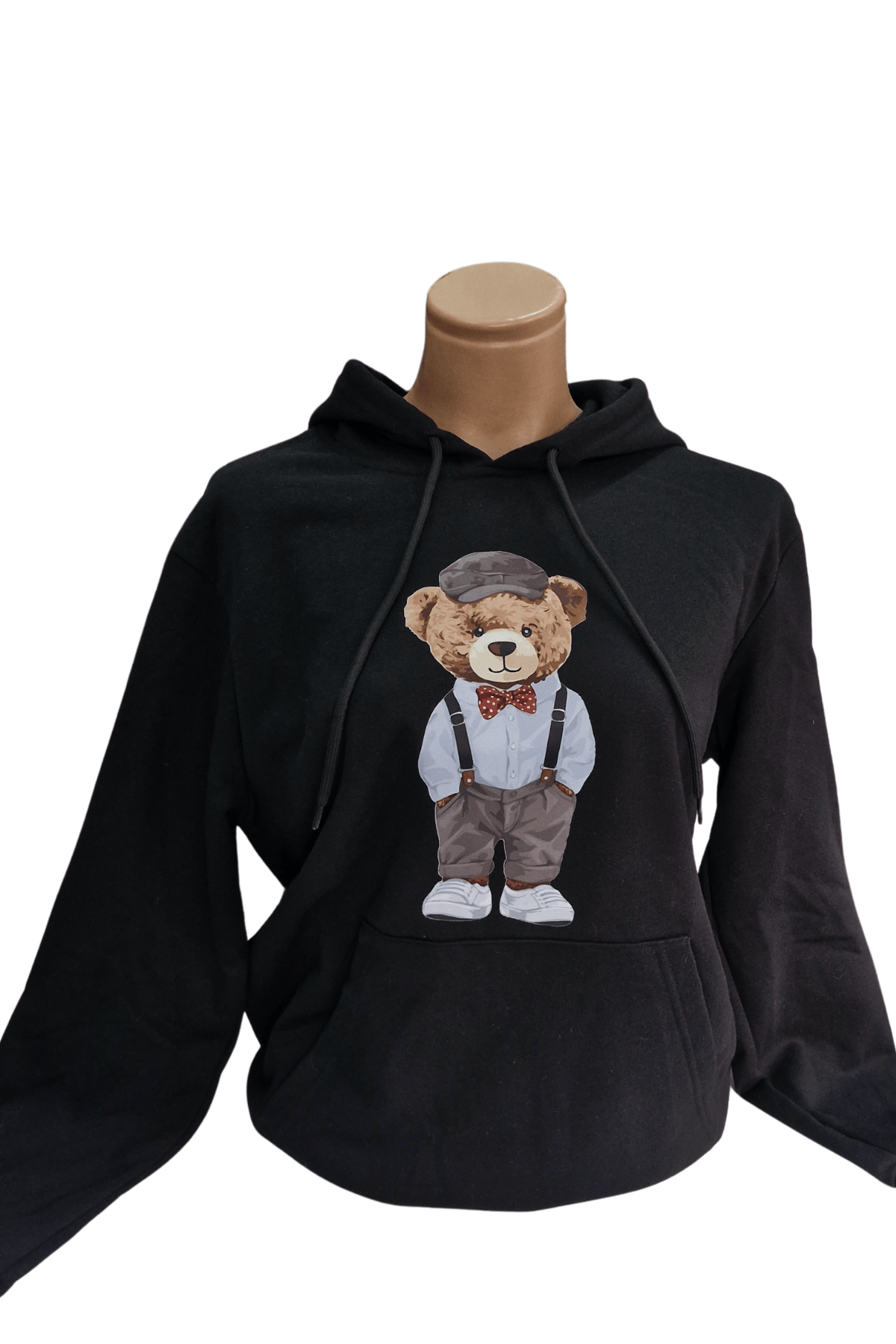 Unisex Baskılı Kapüşonlu İki İplik Sweatshirt