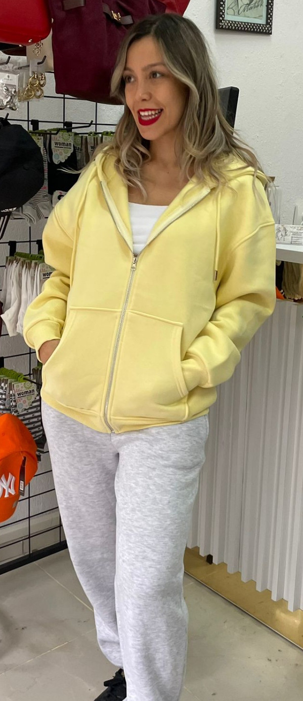 Üst Eşofman Sarı Renk