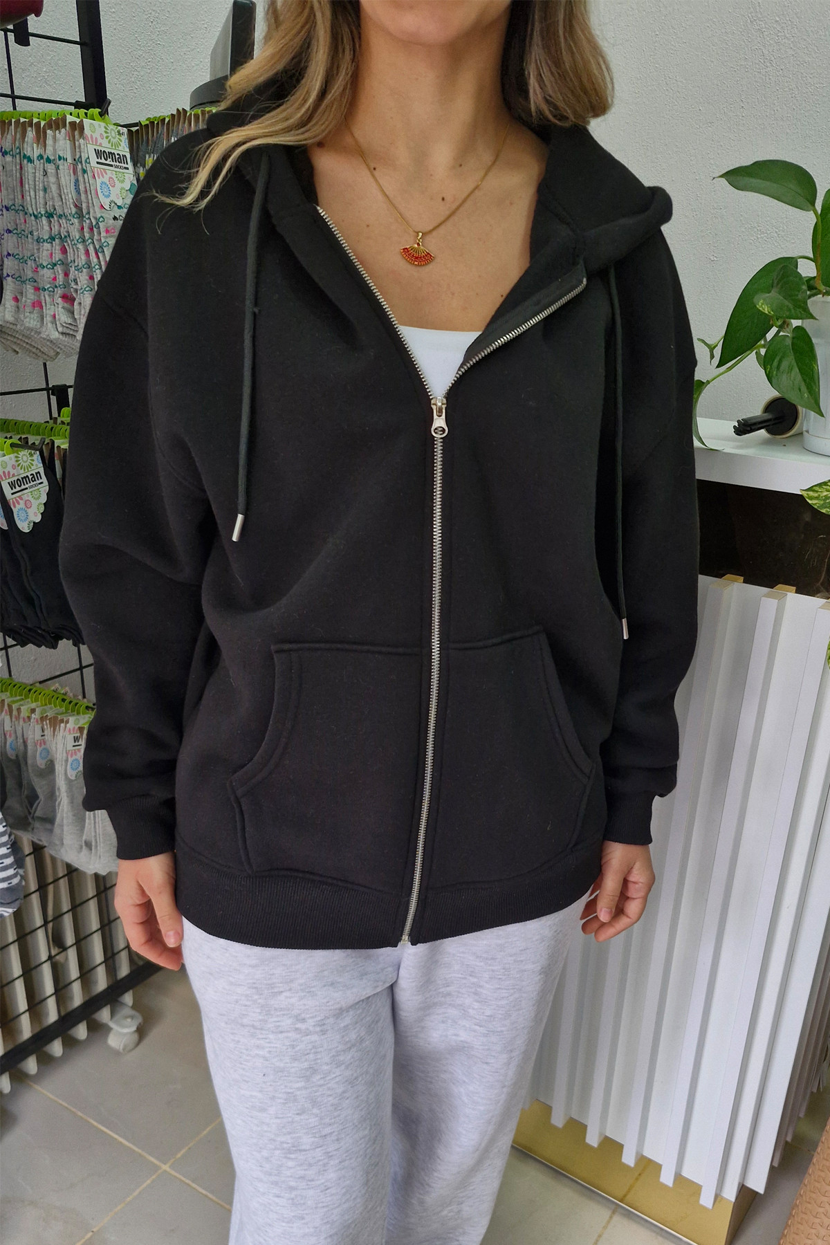 Üst Eşofman Siyah Renk